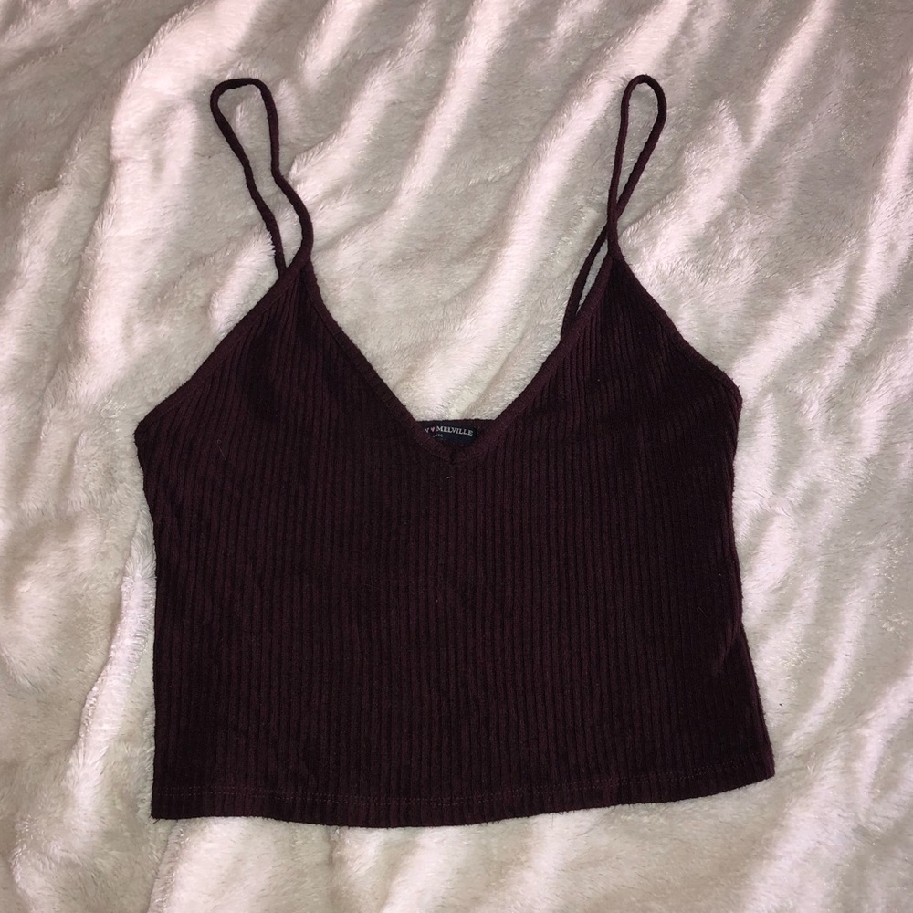Brandy Melville spaghetti strap crop top